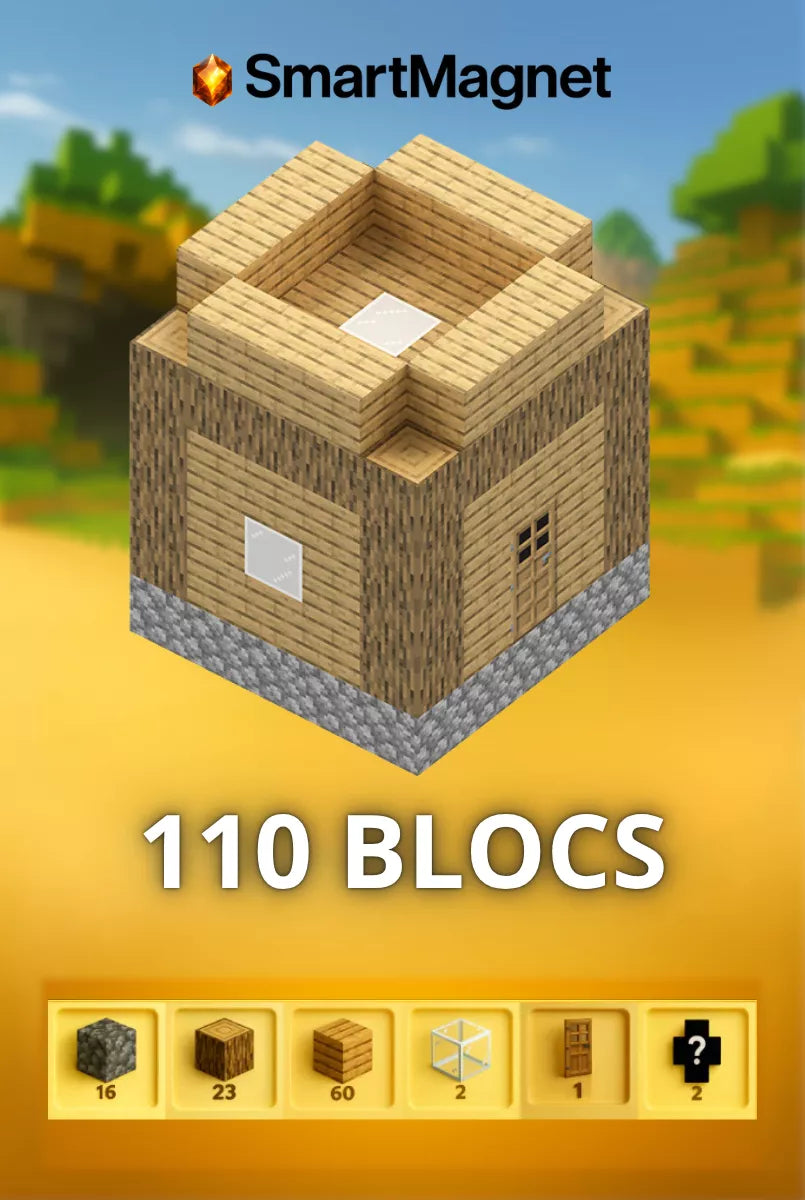 Minecraft-Magnetblöcke + kostenlose Figuren