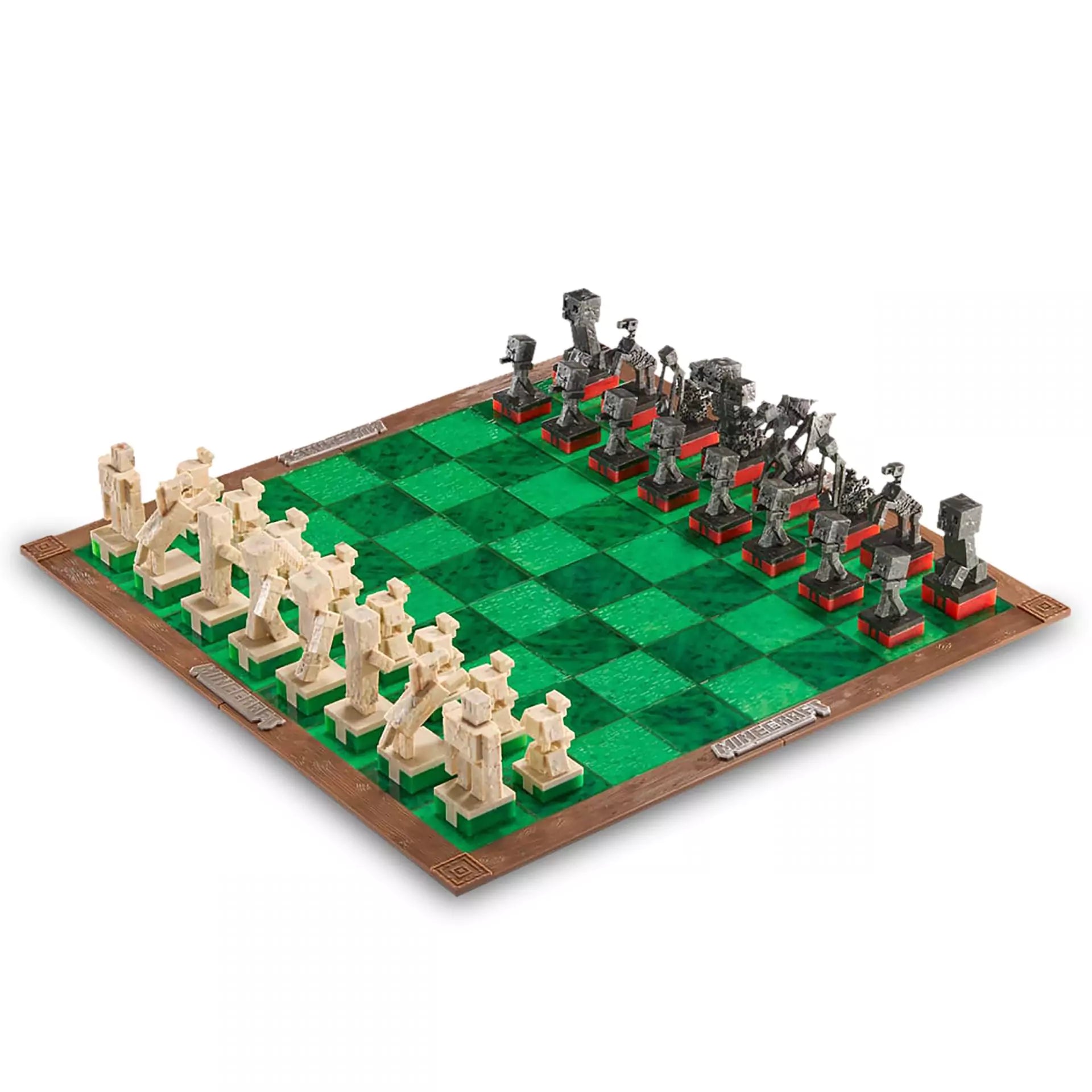 Pièces chevaliers et tours façon Minecraft, pour des parties originales et immersives.