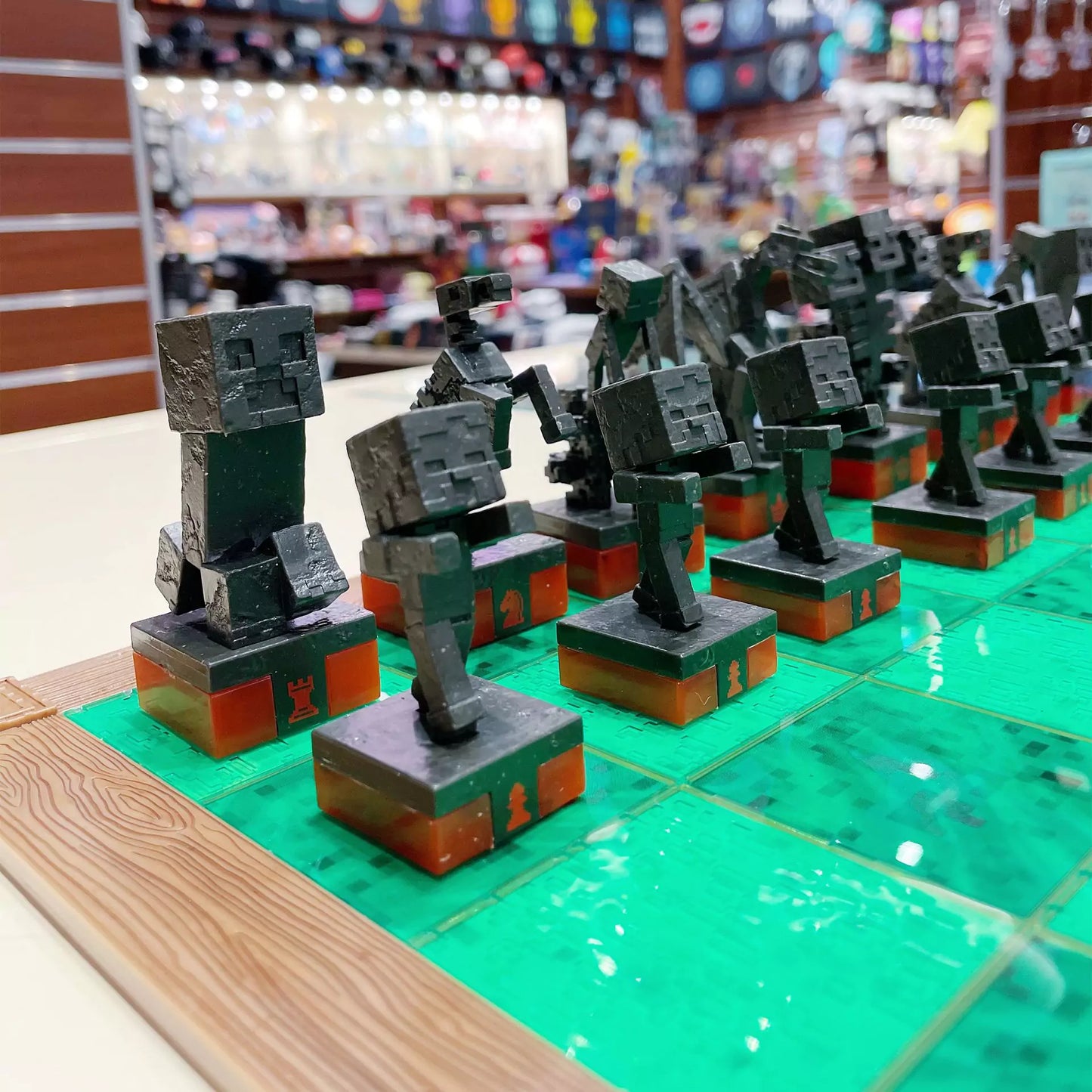 Un jeu d’échecs Minecraft éducatif